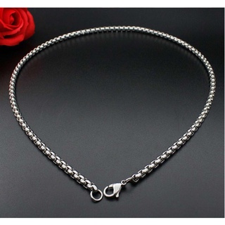 Dây chuyền thời trang nam kiểu mắt xích( dày 2.5 li dài 55 cm)bằng thép Tittan cao cấp D65