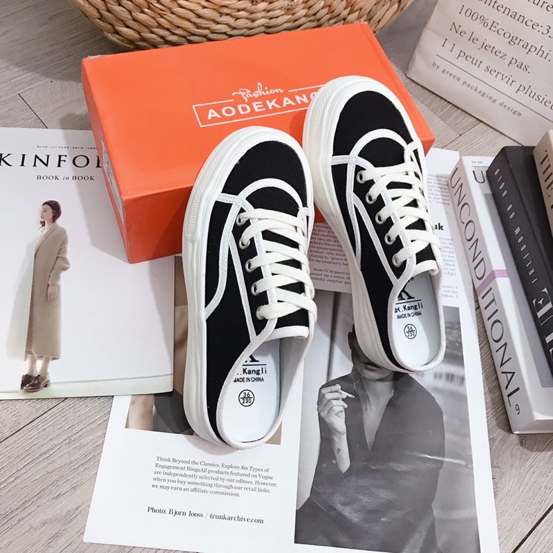 Giày sục thể thao đế bánh mì qccc fullbox