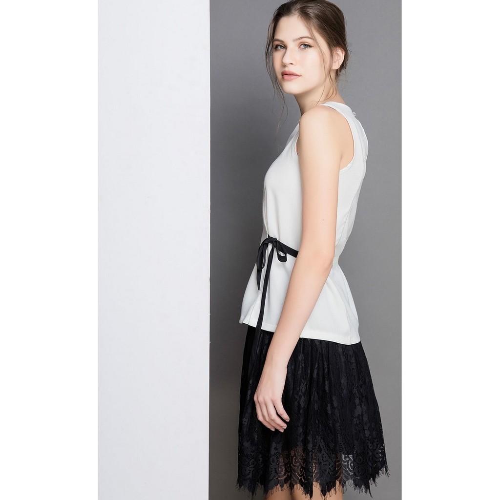 Set áo + váy ren cao cấp *shop tự chụp 2131