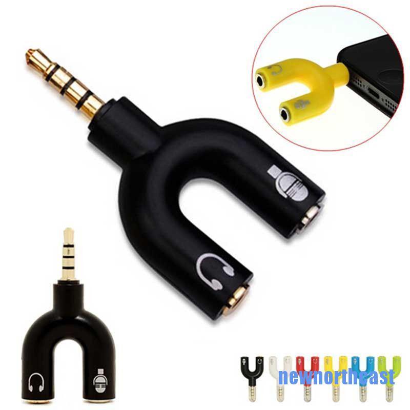 Đầu Chia Cổng Âm Thanh Và Mic 3.5mm Hiệu Newnorthcast 0611 Điện Thoại