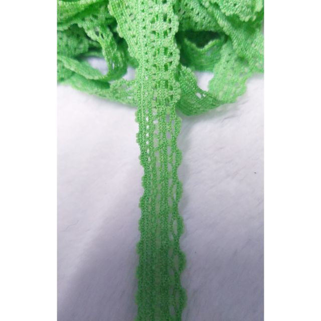 Ren thun màu xanh lá size 1cm (5m/10k)