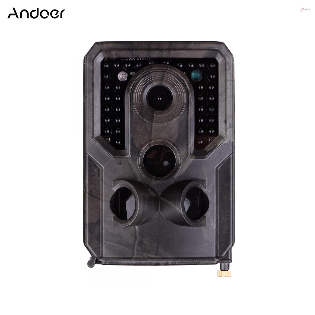 Camera hành trình Andoer Wildlife FHD 1080P 120 góc rộng 0.8s IR IP54 32GB chống thấm nước với tầm nhìn ban đêm tốt 1/4 giao diện
 | BigBuy360 - bigbuy360.vn