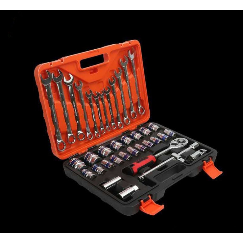Bộ dụng cụ sửa chữa,bộ cờ lê tuýp 37 chi tiết hàng chrom vanadium cao cấp siêu bền