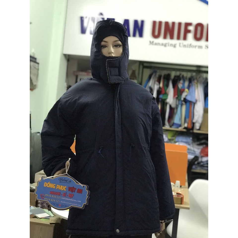 Quần  Áo bảo hộ dùng trong kho đông lạnh  5 lớp dầy dặn.