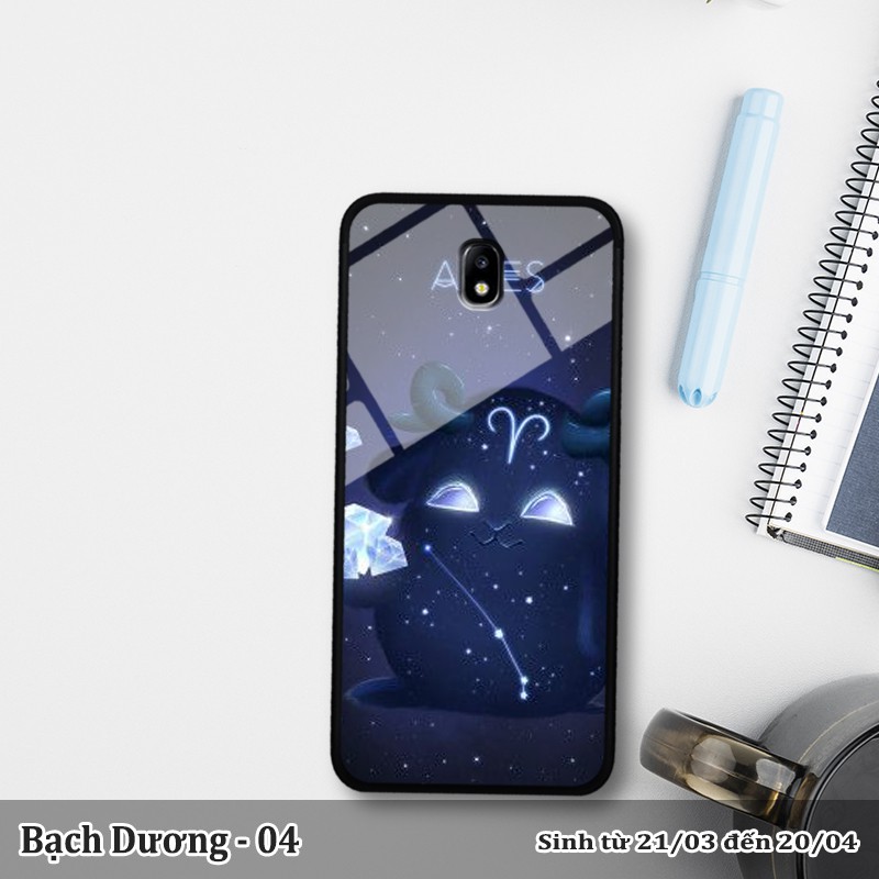 Ốp lưng kính 3D Samsung J3 Pro 2018 -cung hoàng đạo