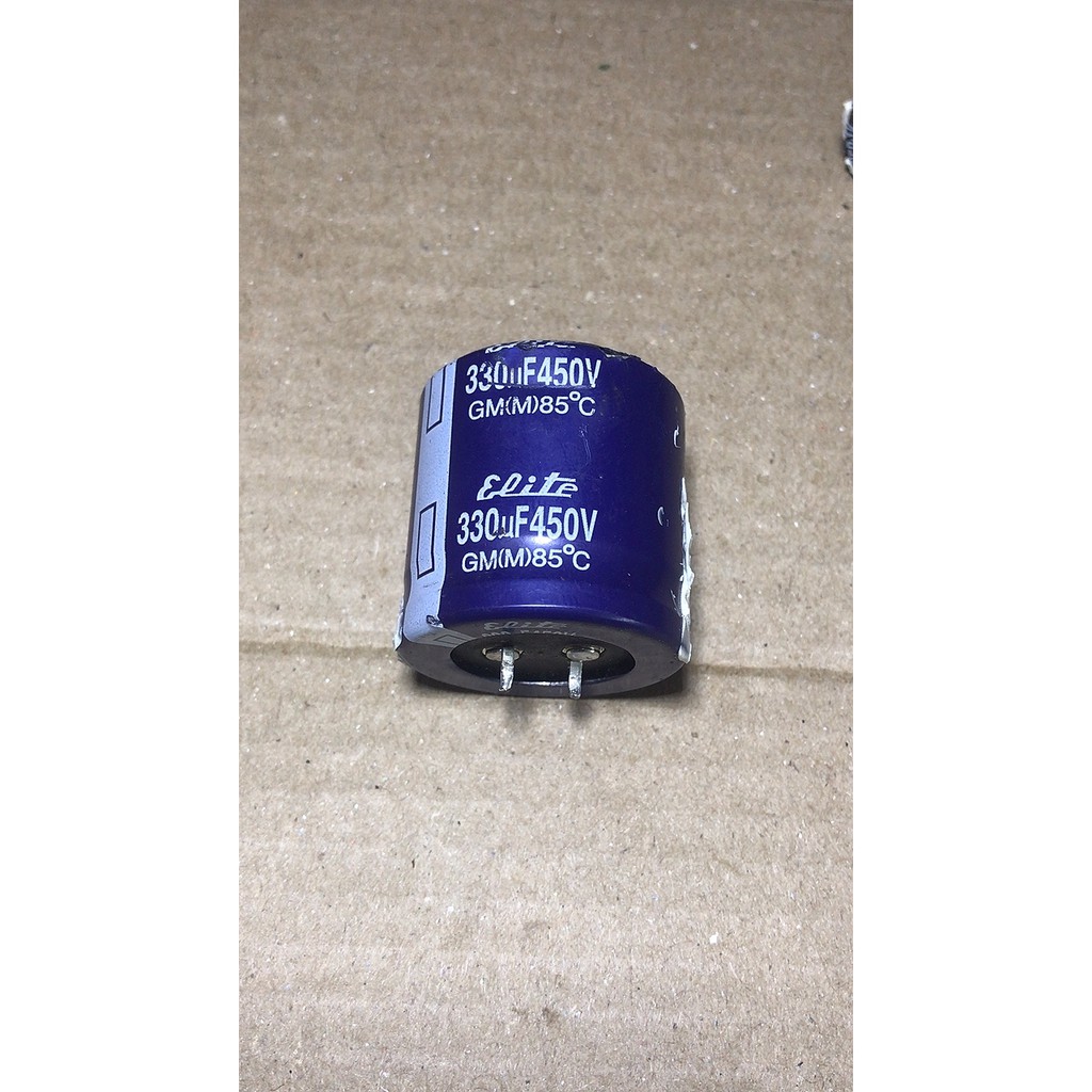 Tụ hóa tụ phân cực, 330uf 450v  tháo máy