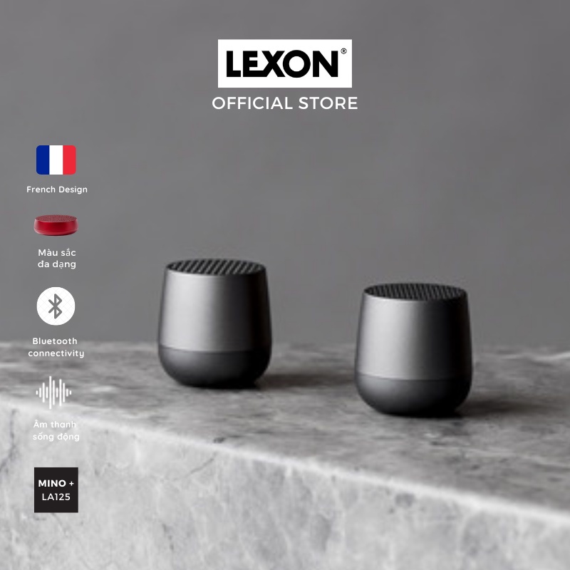 Loa bluetooth LEXON MINO+ mini bỏ túi sạc không dây - Bảo hành chính hãng
