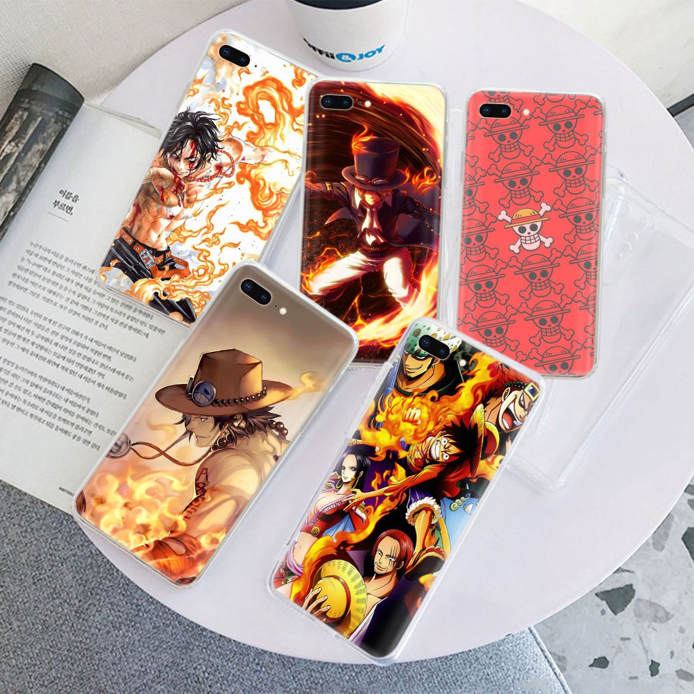Ốp Lưng Trong Suốt In Hình Nhân Vật One Piece Cho Iphone 8 7 6 6s 5 5s Se 5c 4