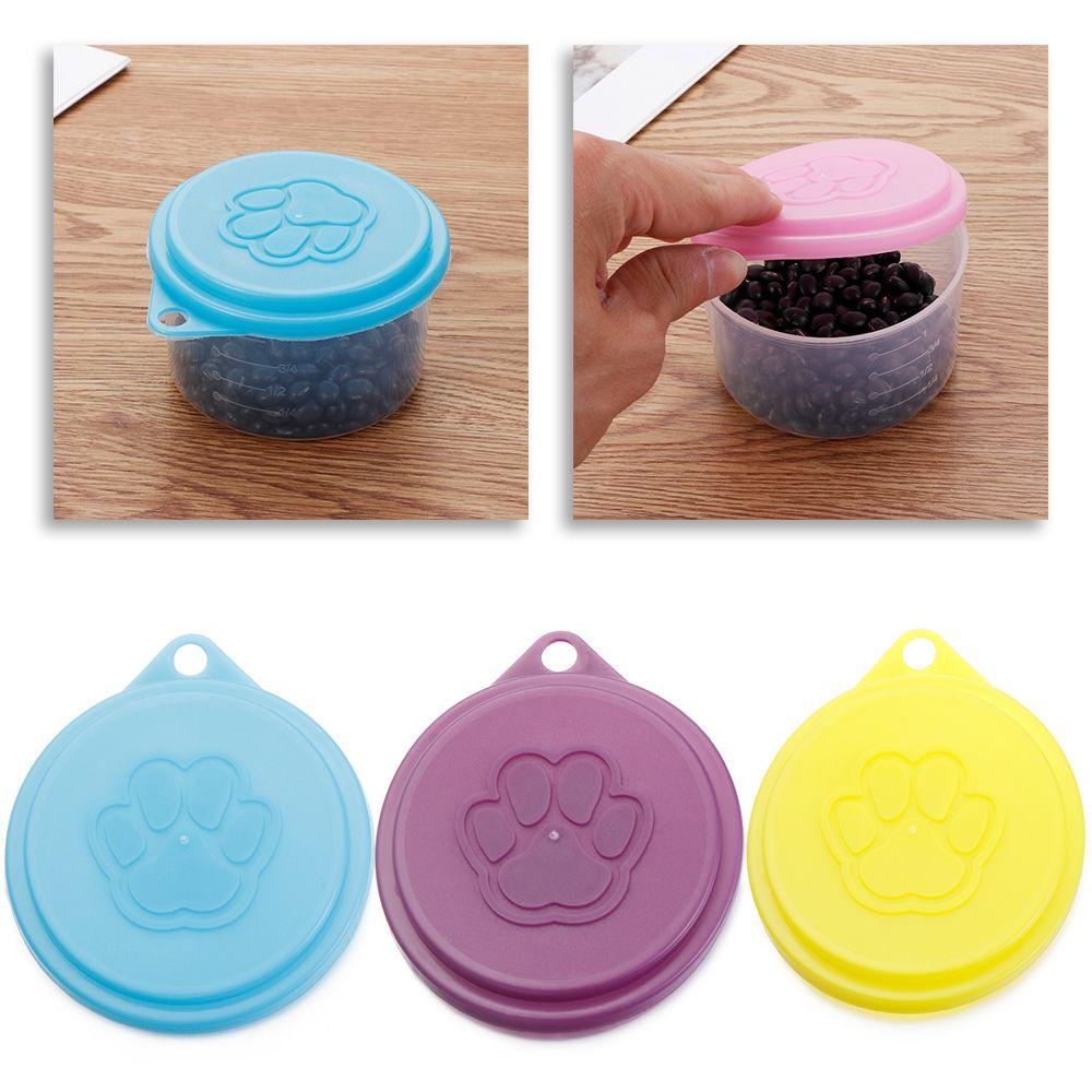 Layor1 Hộp Thiếc Đựng Thực Phẩm Nắp Đậy Hộp Hình Chân Mèo