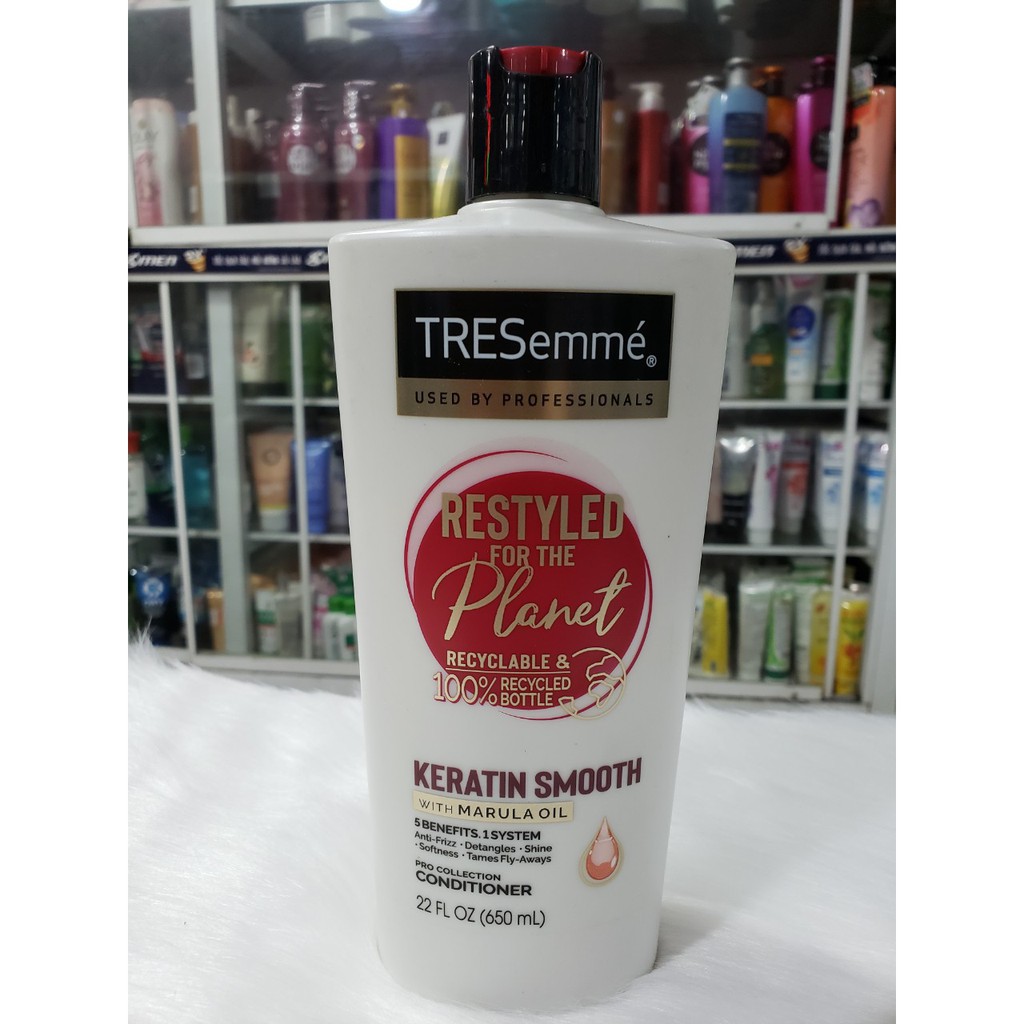 Dầu Xả TRESemme Cho Tóc Nhuộm Keratin Smooth 650ml – Mỹ