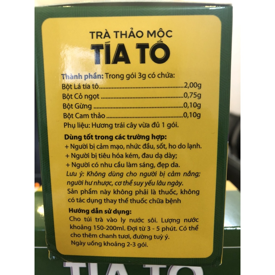 Trà Thảo Mộc Tía Tô Nguồn Gốc Thảo Dược | BigBuy360 - bigbuy360.vn