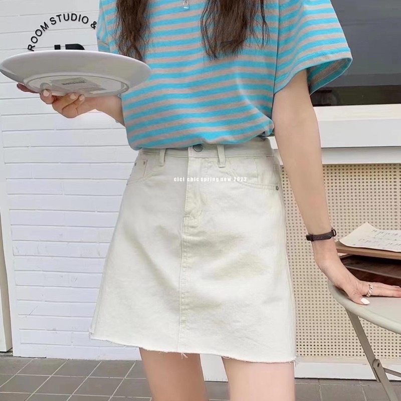 Chân váy Jeans ngắn
