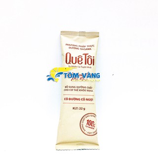 Bột Gạo Lứt Mè Đen (giúp giảm cân) Quê tôi - 1 gói 22gr - Tôm Vàng