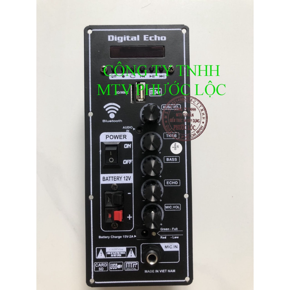 BO MẠCH LOA KÉO BASS 2 TẤC ĐẾN 2.5 TẤC- 1 KÊNH