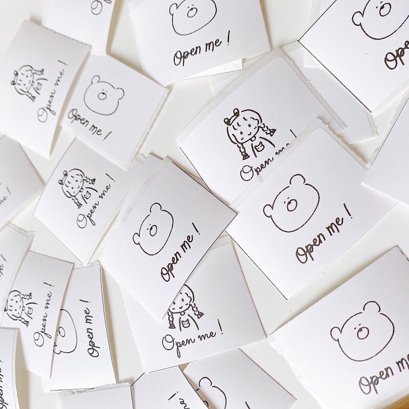 Tem dán cảm ơn 50c kích thước 5cmx5cm