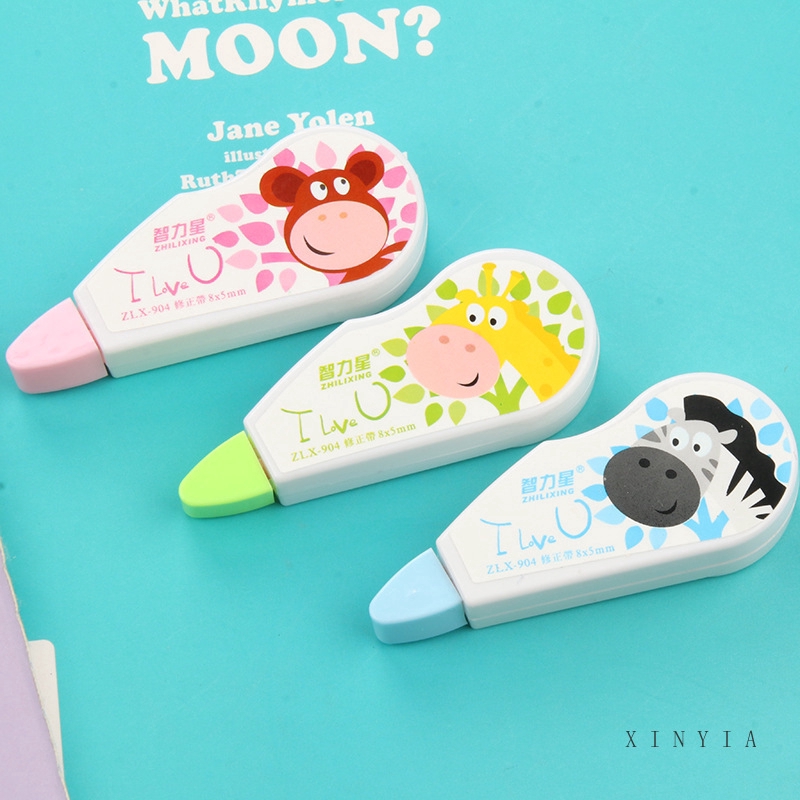 Bút Xóa Kéo Hình Động Vật Xinh Xắn