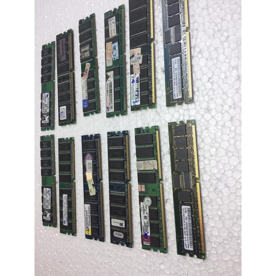 Ram DDRam Máy tính 1Gb PC 333 PC 400