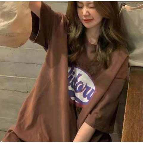 Áo Thun Tay Ngắn Dáng Rộng In Họa Tiết Hoạt Hình Phong Cách Retro Thời Trang Mùa Hè 2022 Cho Nữ