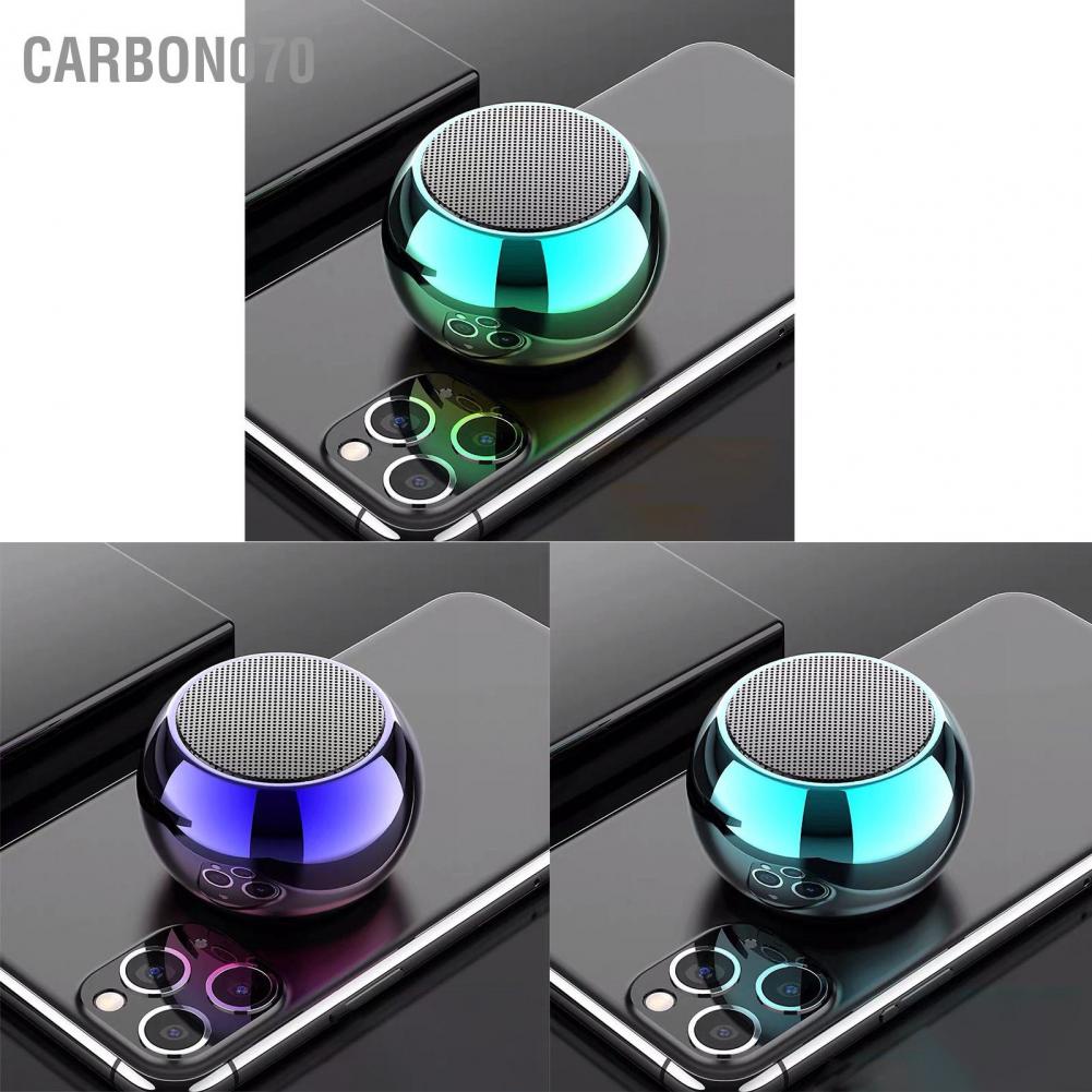 [Hàng Sẵn] Loa Bluetooth Không Dây MINI cầm tay nhỏ gọn âm thanh lớn Đa Năng Chất Liệu Kim Loại (55mm/223g)【Carbon070】