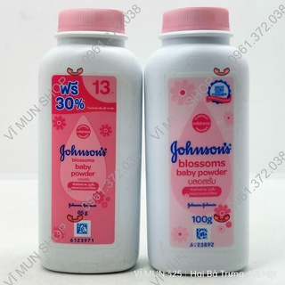 Phấn rôm hồng Johnson blossoms baby powder
