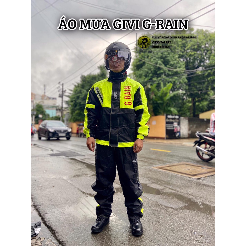 Áo Mưa Givi G-Rain (Có Nón)