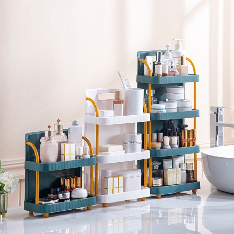 Kệ Đứng 1 / 2 / 3 Tầng Sắp Xếp Gọn Gàng Đa Ứng Dụng Cho Nhà Bếp Nhà Tắm