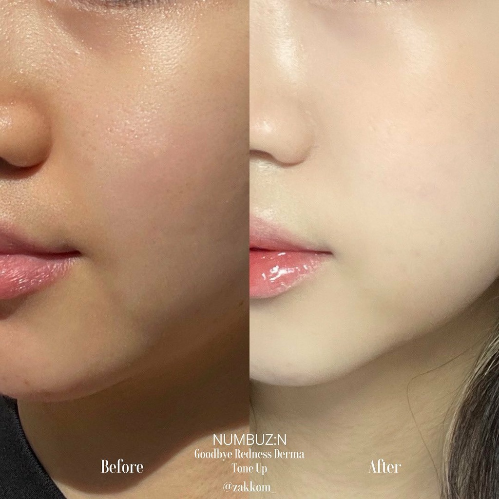 Kem dưỡng nâng tone NUMBUZIN GOODBYE REDNESS DERMA TONEUP