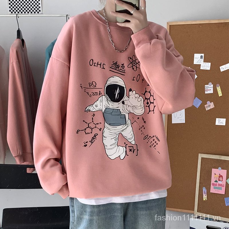 Áo sweater nam tay dài phong cách hiphop 4 màu tùy chọn