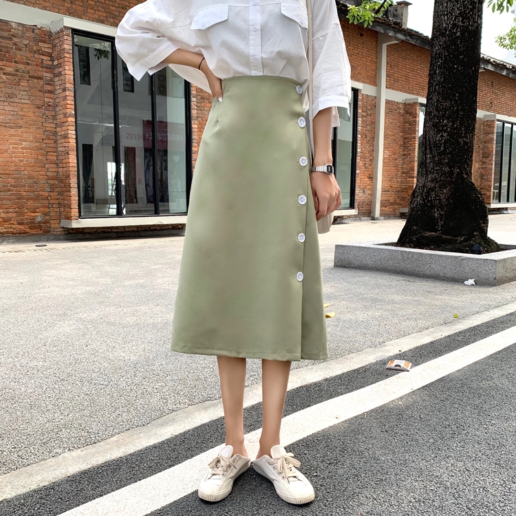 SUXI Chân Váy midi Thời Trang Hàn Quốc Dành Cho Nữ