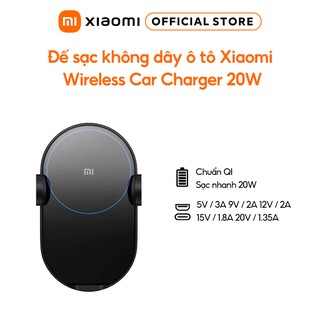 Đế sạc không dây ô tô Xiaomi Wireless Car Charger 20W-Hàng chính hãng-Bảo hành 6 tháng