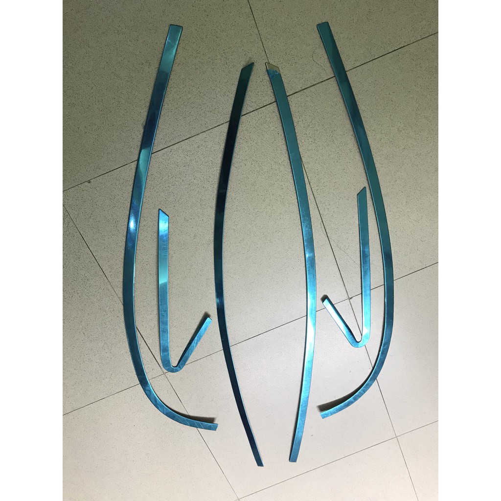 Bộ 6 chi Tiết ốp nẹp viền cong kính xe Honda Civic 2006-2012