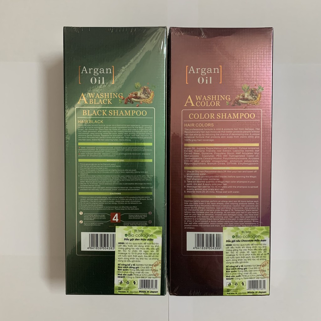 ✅[CHÍNH HÃNG] DẦU GỘI PHỦ BẠC ĐEN (NÂU) TÓC BIBOP NHẬT BẢN - GỘI LÀ ĐEN TÓC ( NÂU TÓC ) | BigBuy360 - bigbuy360.vn