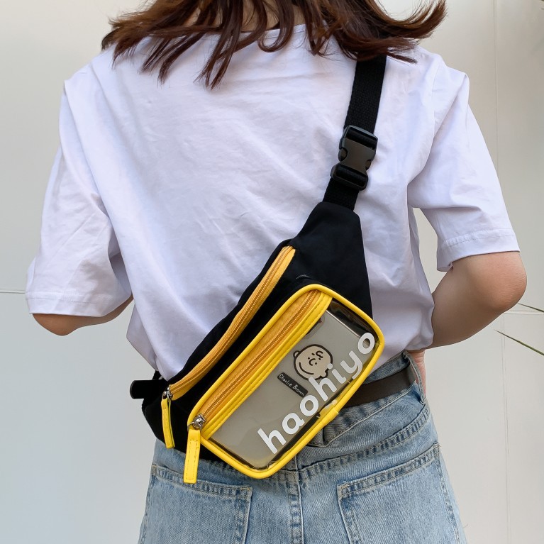 Túi Đeo Bụng, Túi Đeo Ngực HAOHIYO Vải Dù Chống Thấm, Nhựa Trong Suốt Trẻ Trung 2021 TDB03 | BigBuy360 - bigbuy360.vn
