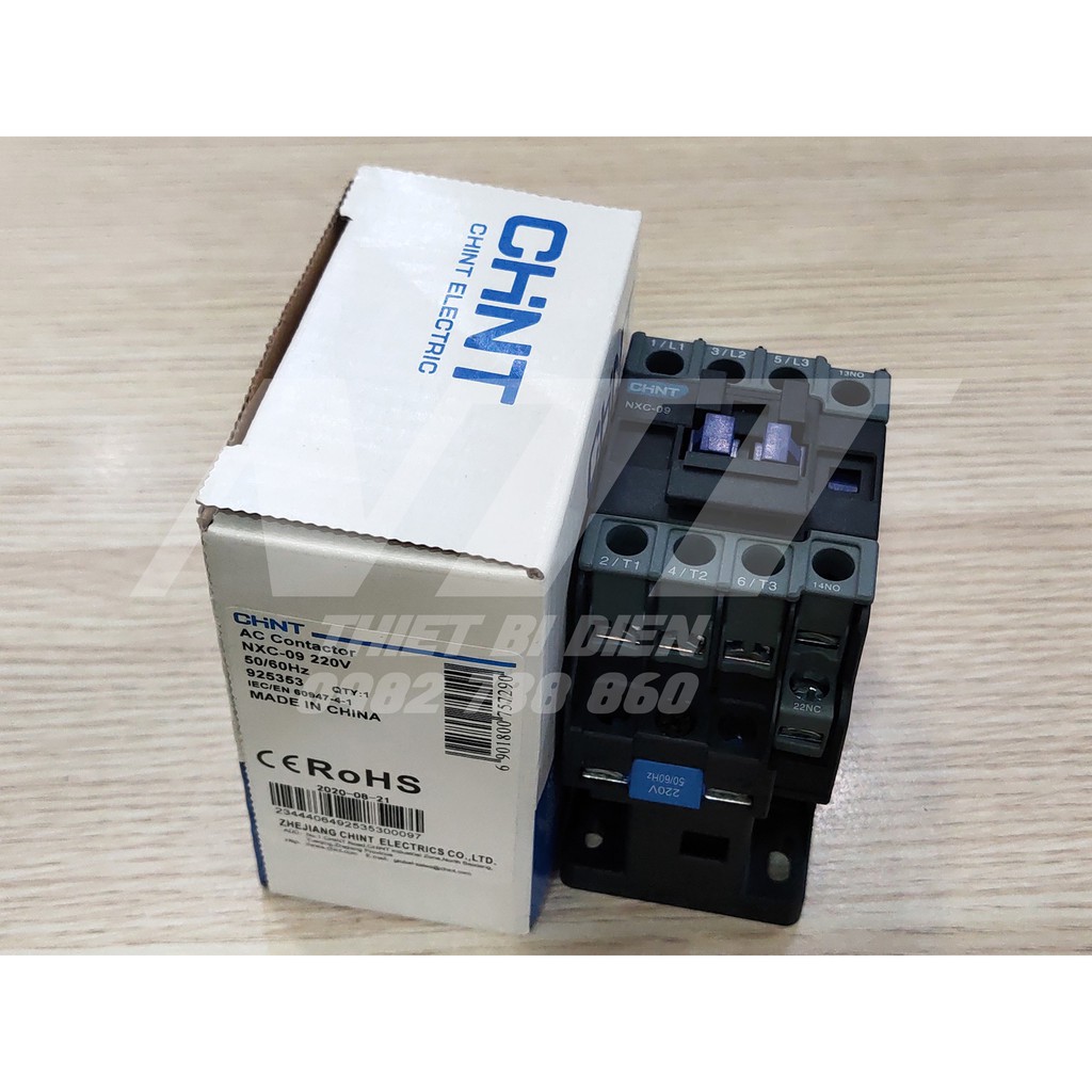 Contactor khởi động từ 9A NXC-09 Chint