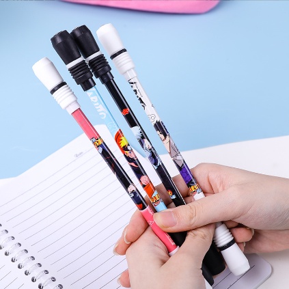 bút naruto đầu quay BDQ1 hoạt hình dễ thương kute viết gel
