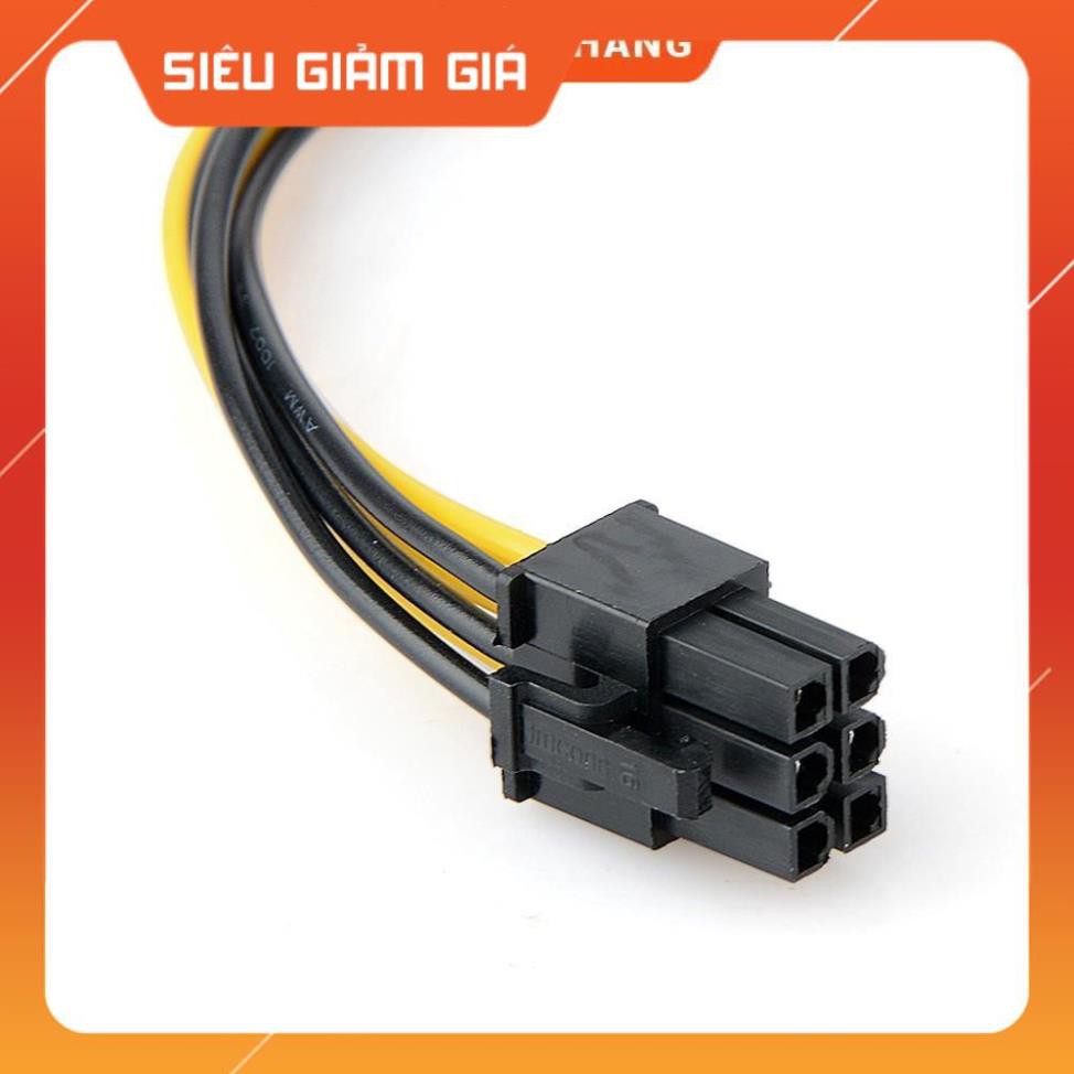 Dây chuyển PCI-E 6-Pin To 6+2-Pin Power Splitter Cable PCIE PCI Express 6-Pin/6+2-Pin Wire