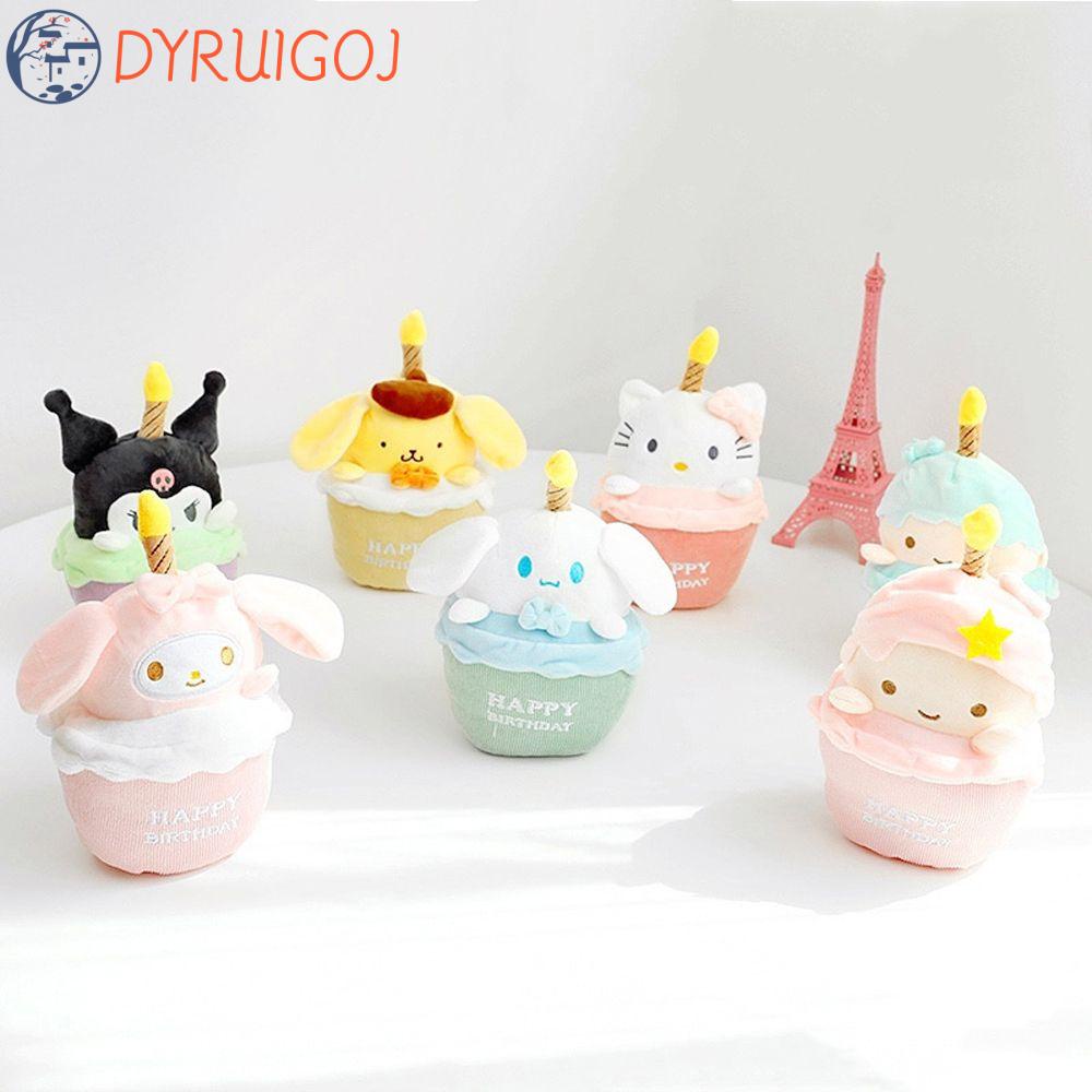 Thú Nhồi Bông Hình Chó Yugui Melody Mềm Mại Phát Nhạc Trang Trí Bánh Kem