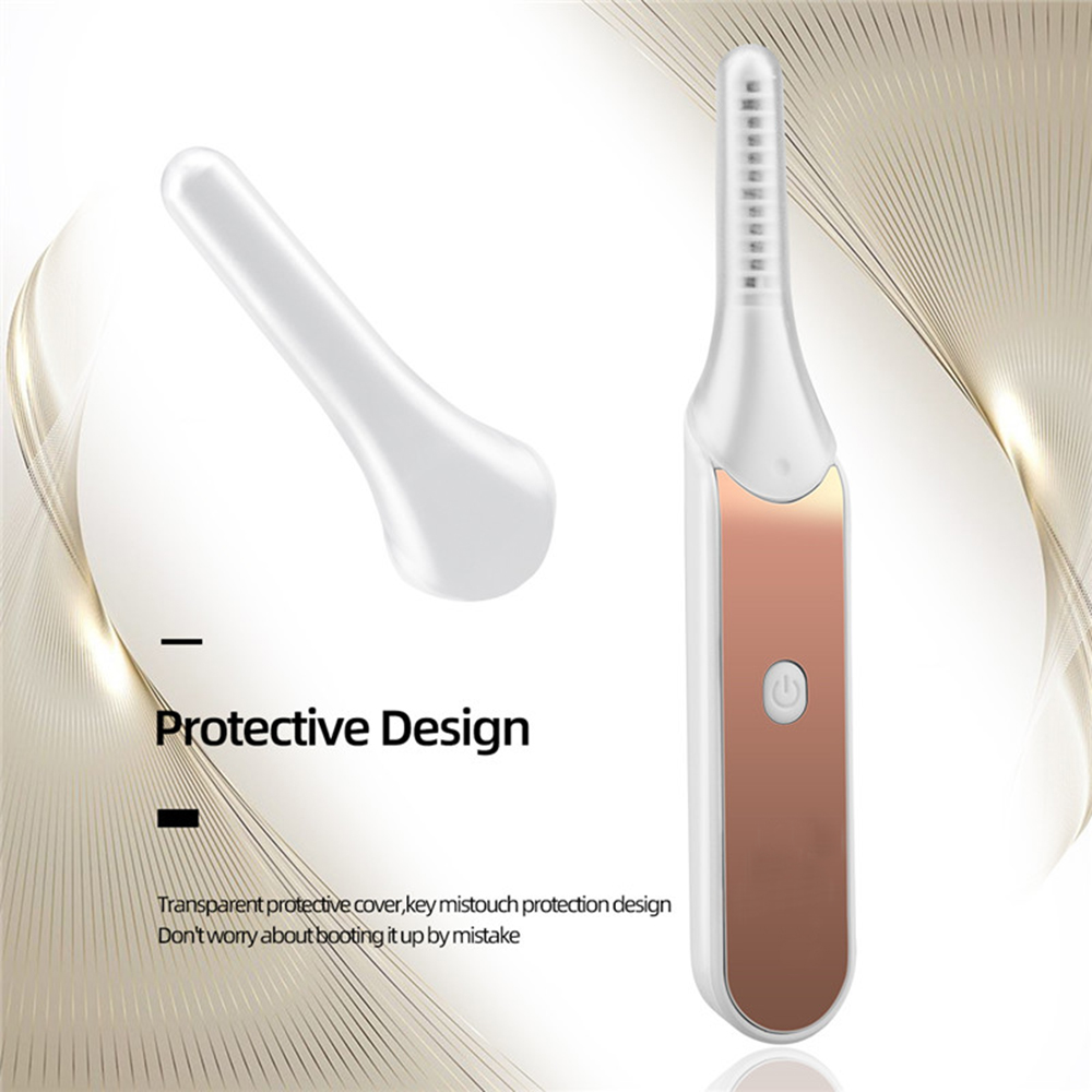 (Hàng Mới Về) Máy Uốn Cong Lông Mi Bằng Nhiệt Tự Nhiên Nhanh Chóng Lâu Trôi Có Màn Hình Led 4 Chế Độ