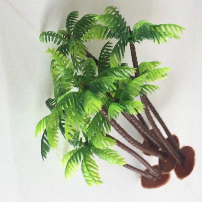 fridayqw.vn Mô hình cây dừa mini 13cm dùng trang trí tiểu cảnh đẹp mắt