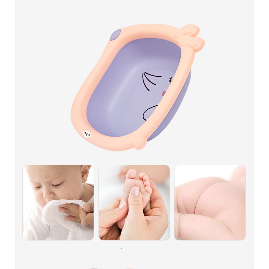 Chậu Tắm, Rửa Mặt Cho Bé Hình Thú Hoạt Hình, Shop Bố Sam, Chậu Hoạt Hình Tắm Gội Rửa Mặt Cho Bé, An Toàn Chất Lượng Tốt