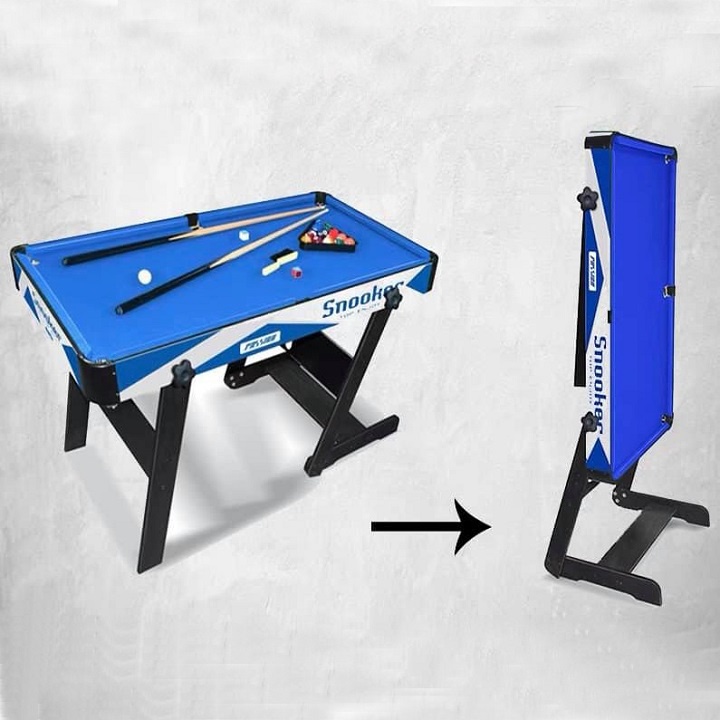 Bàn Bida Cỡ Lớn 1m25 Ipool Z3, Đầy Đủ Phụ Kiện, Bàn Bi A Lỗ Mini 1,25m Dành Gia Đình, Văn Phòng, Kinh Doanh Hanana