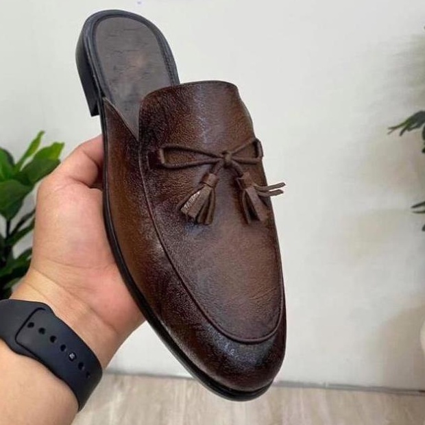 Giày sục công sở cao cấp da bò thật bảo hành 1 năm kiểu dáng sành điệu - Mã T26