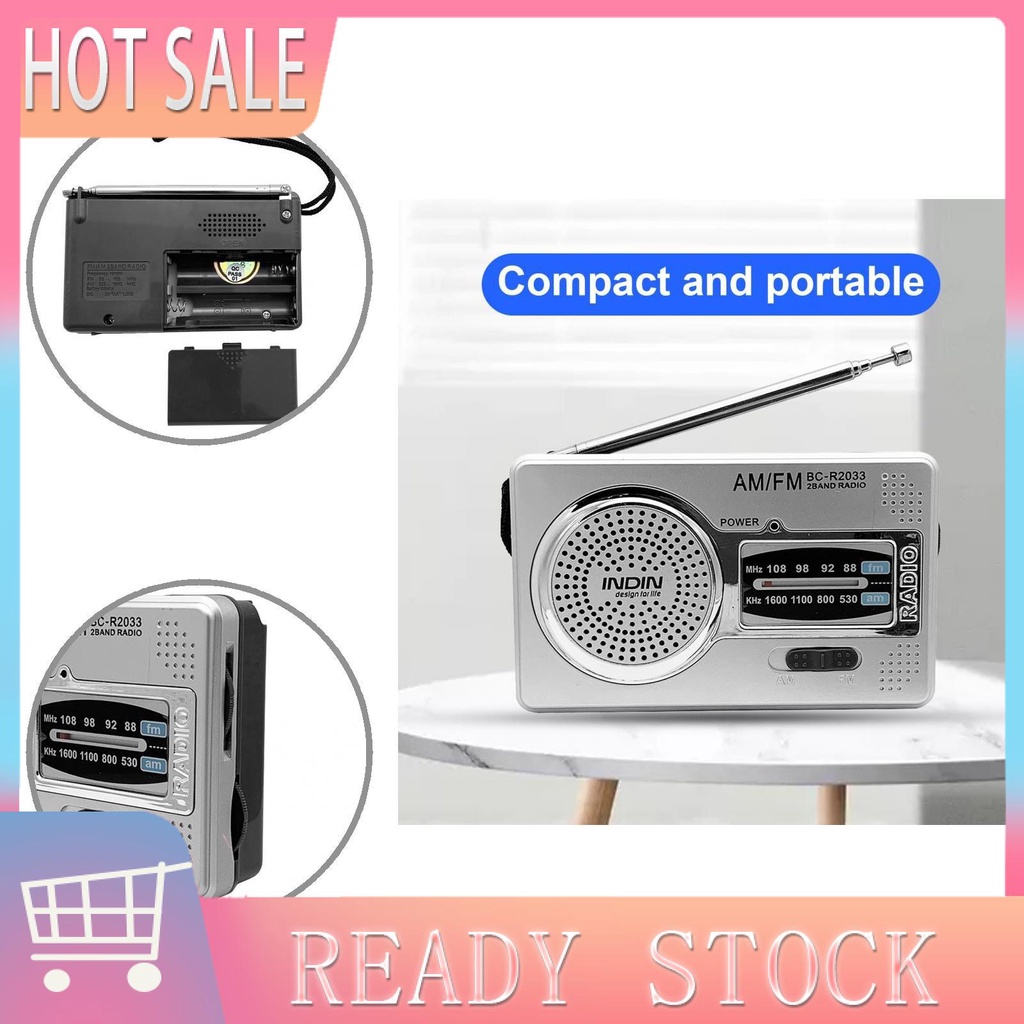 Radio AM FM mini di động toàn diện bền bỉ cho gia đình