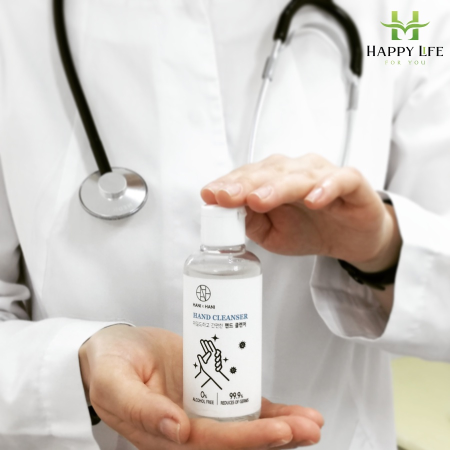 Gel rửa tay khô HANI x HANI 100ml hương mát dịu, nhập khẩu Hàn Quốc, diệt 99,9% vi khuẩn,  Happy Life for Yiou | BigBuy360 - bigbuy360.vn