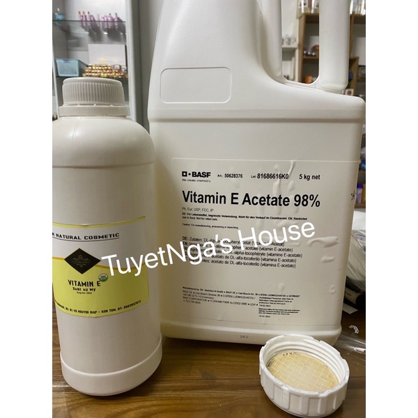 Vitamin E (100ML)(Dl-Alpha Tocopheryl Acetate)-NGUYÊN LIỆU LÀM MỸ PHẨM HANDMADE