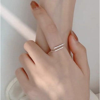Nhẫn chéo đá 2 kiểu I 2GIRLS ACCESSORIES I