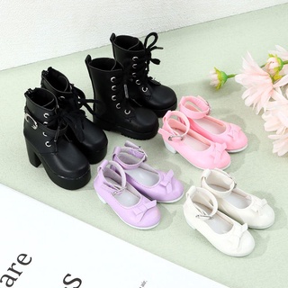 Giày Vải Da PU Cho Búp Bê 1 / 3 7.8CM