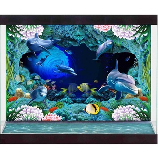 Decal Dán Hồ Cá 3D - Decal Sài Gòn