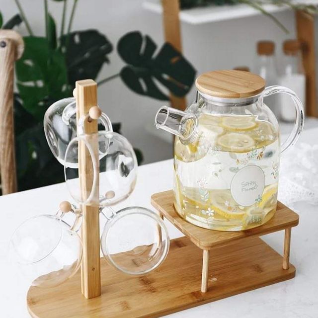 Bộ bình cốc thủy tinh cao cấp