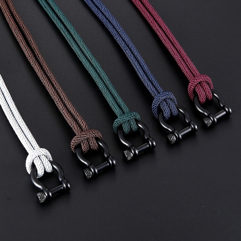 Vòng Đeo Tay May Mắn 2 Tầng Khóa Inox Cho Nam Nữ